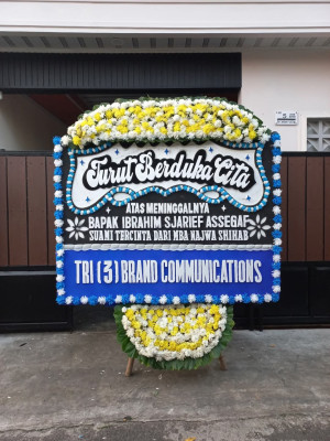 Papan Bunga Duka di Tanjung Balai Utara